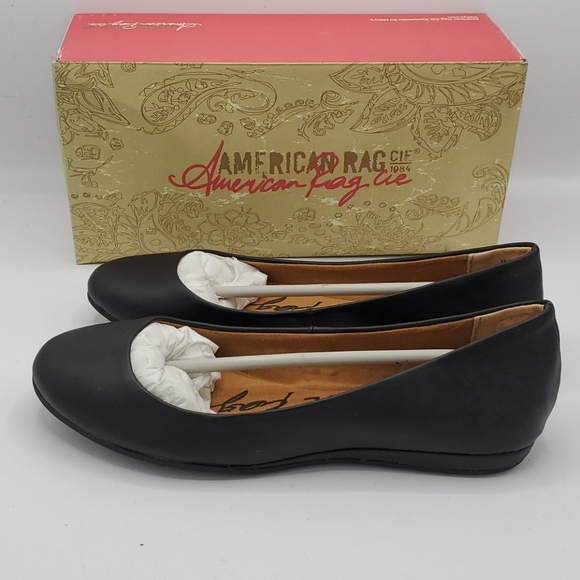 american rag ellie flats black